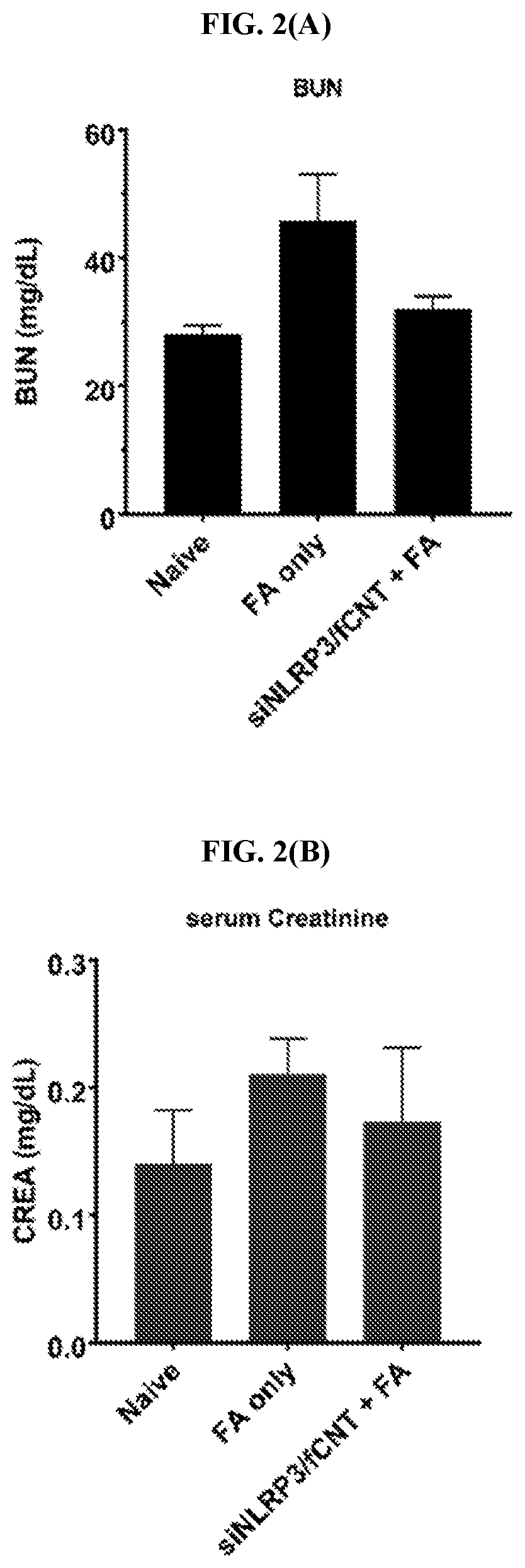 Inflammasome-targeted RNA interference approach to treating kidney injury and disease