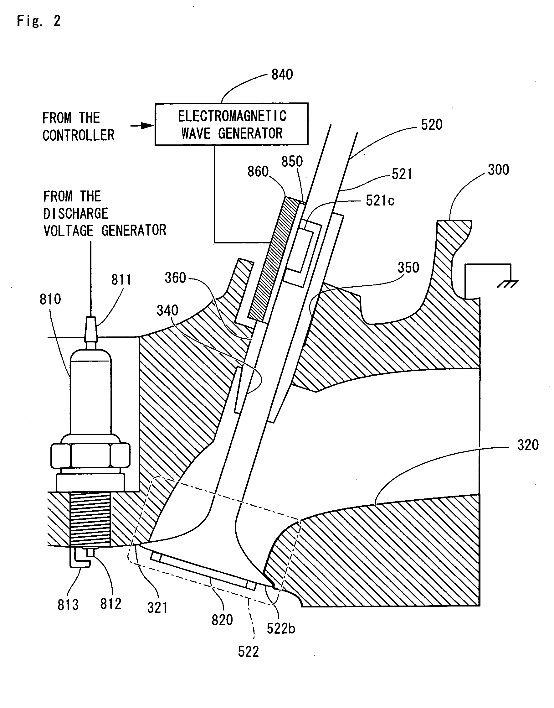 Plasma apparatus using a valve