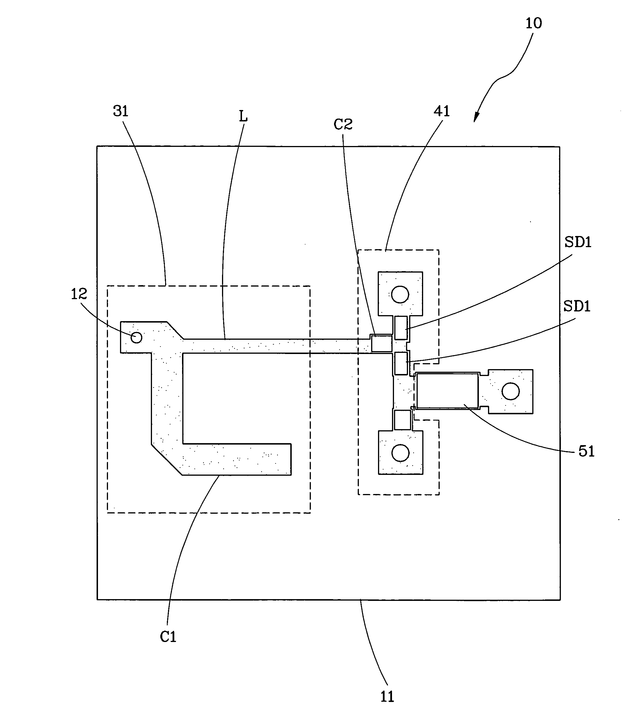 Battery-free electromagnetic leakage detector