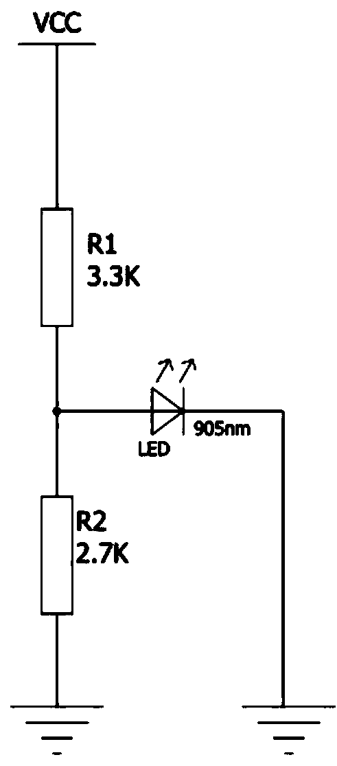 Reflecting wrist type heart rate meter and reflecting wrist type heart rate measuring method