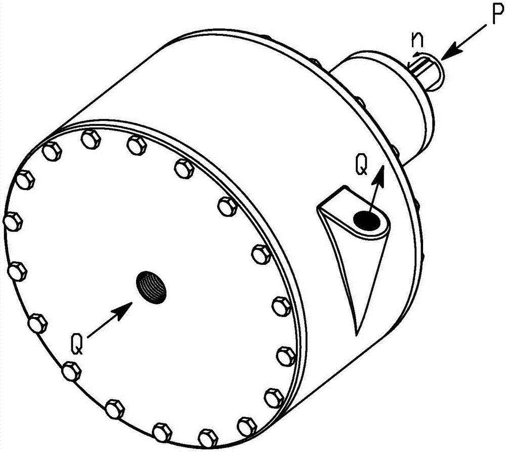 Axial-liquid-feeding and tangent-liquid-discharging hydrodynamic retarder