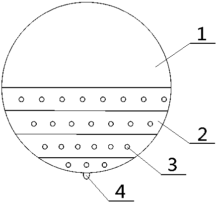 Coulomb-force-traction spherical compression jet airflow arc-extinguishing device and sphere type arcing horn