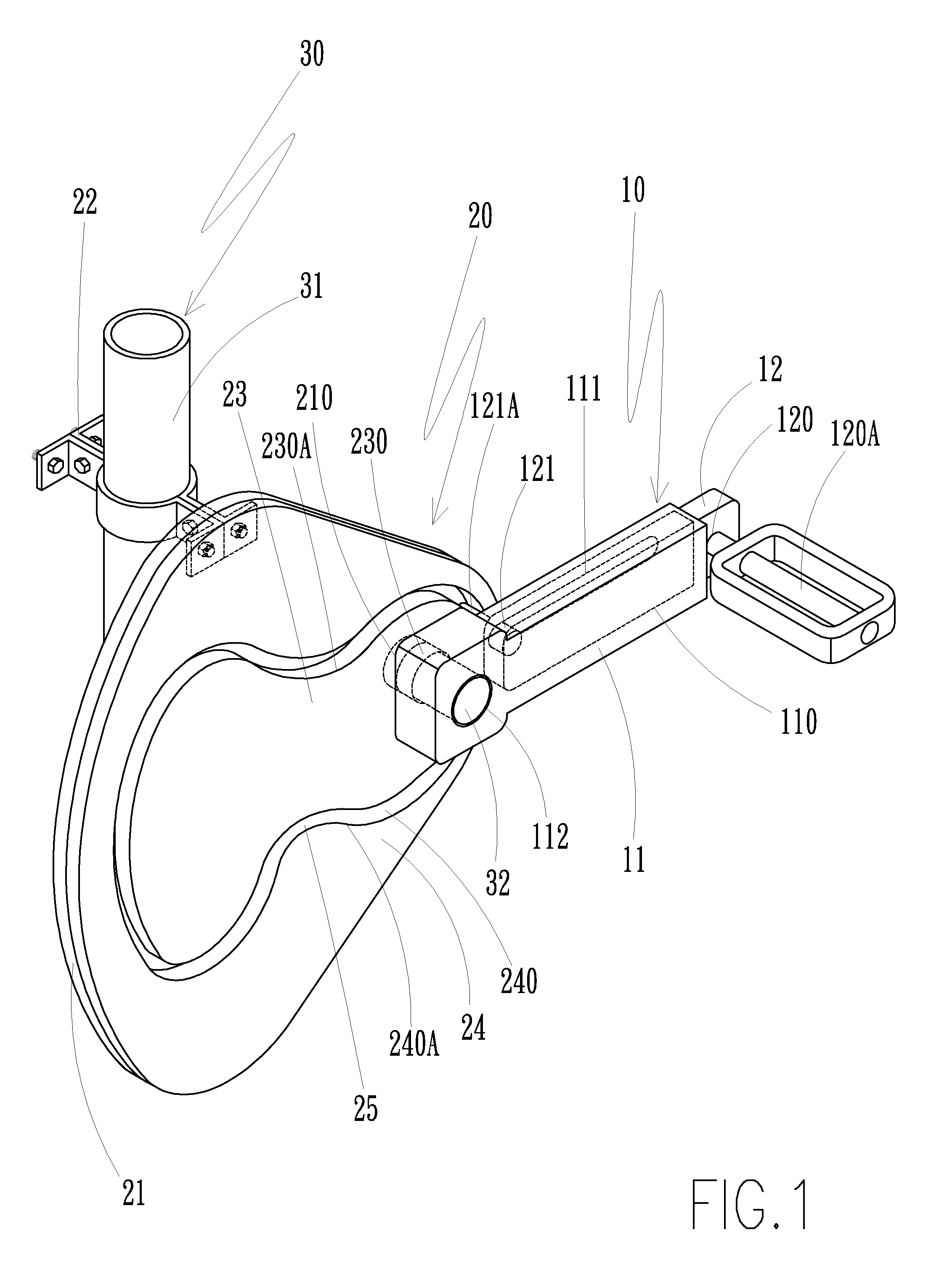 Bike extendable crank