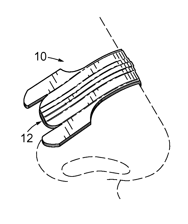 Overlapping Resilient Member Structures in Nasal Dilator Devices