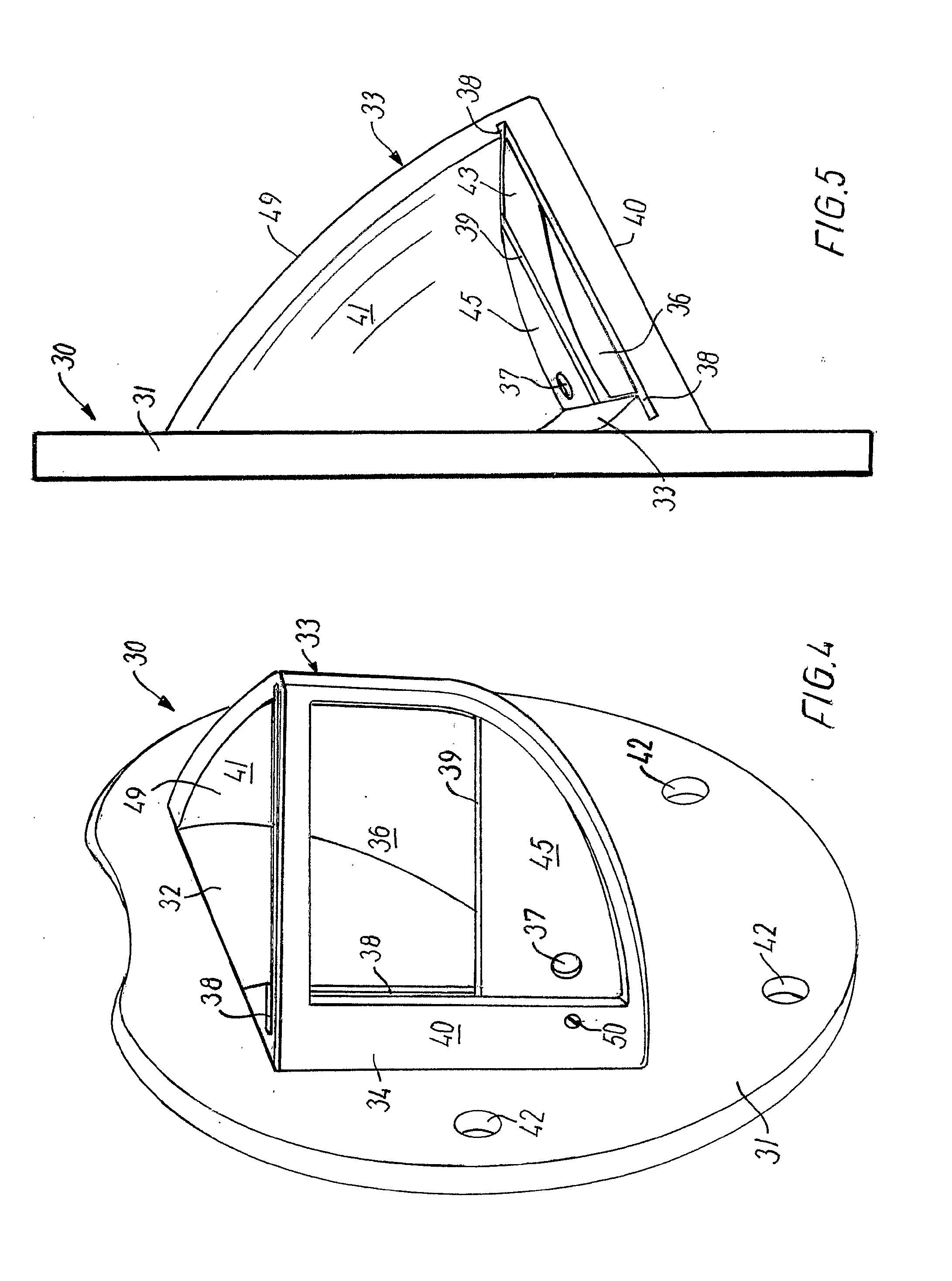 Centrifugal separator and a liquid phase discharge port member