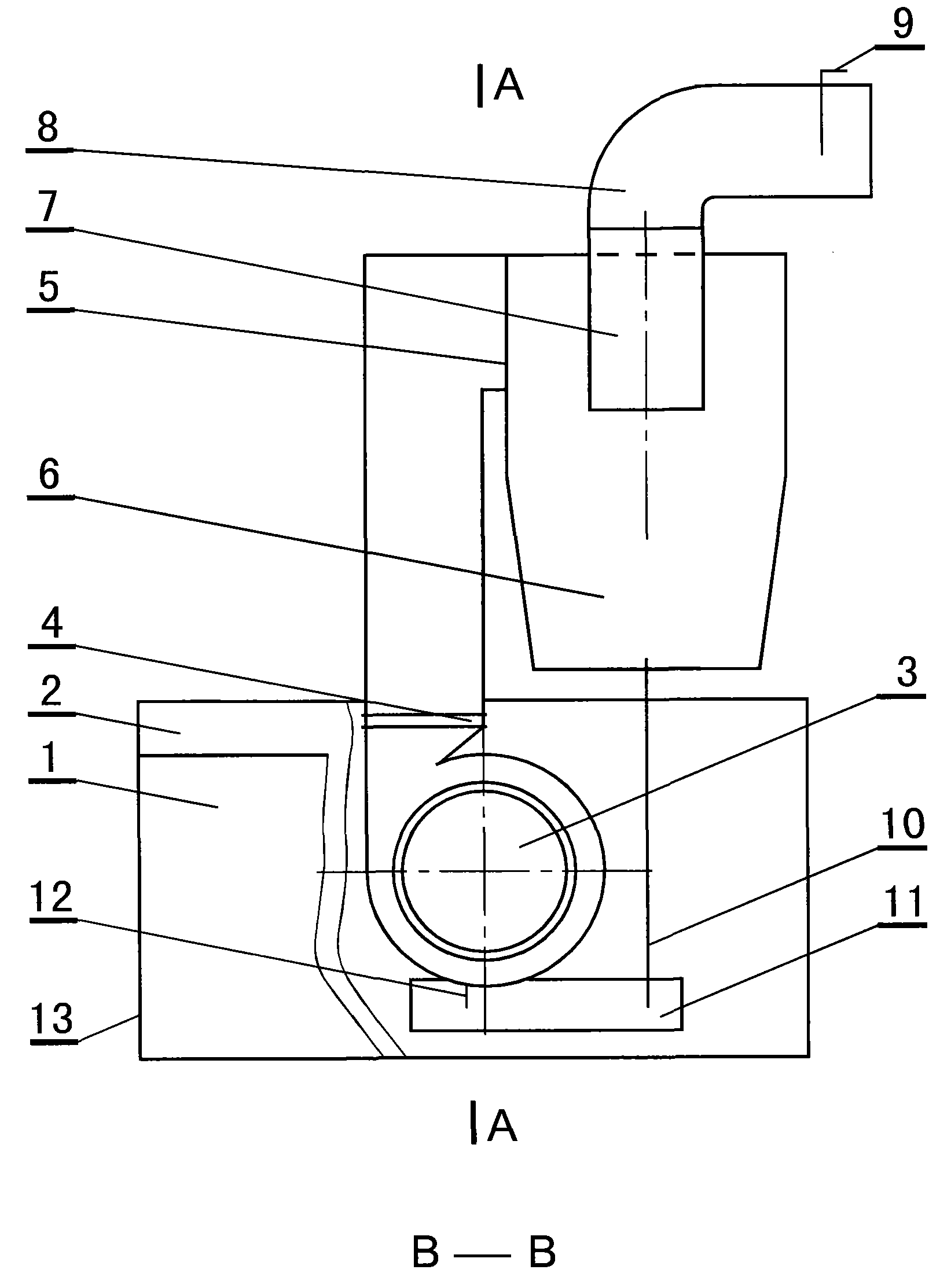 Automatic separation and cleaning smoke remover provided with cyclone separator device