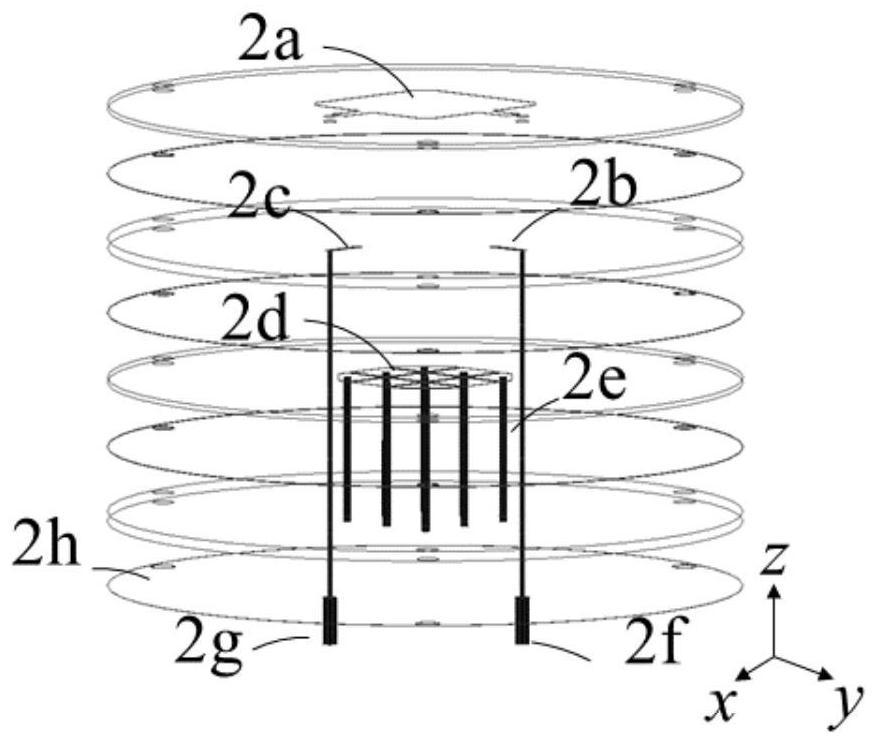 A dual-band triple-polarized antenna based on a closed mushroom-shaped unit structure