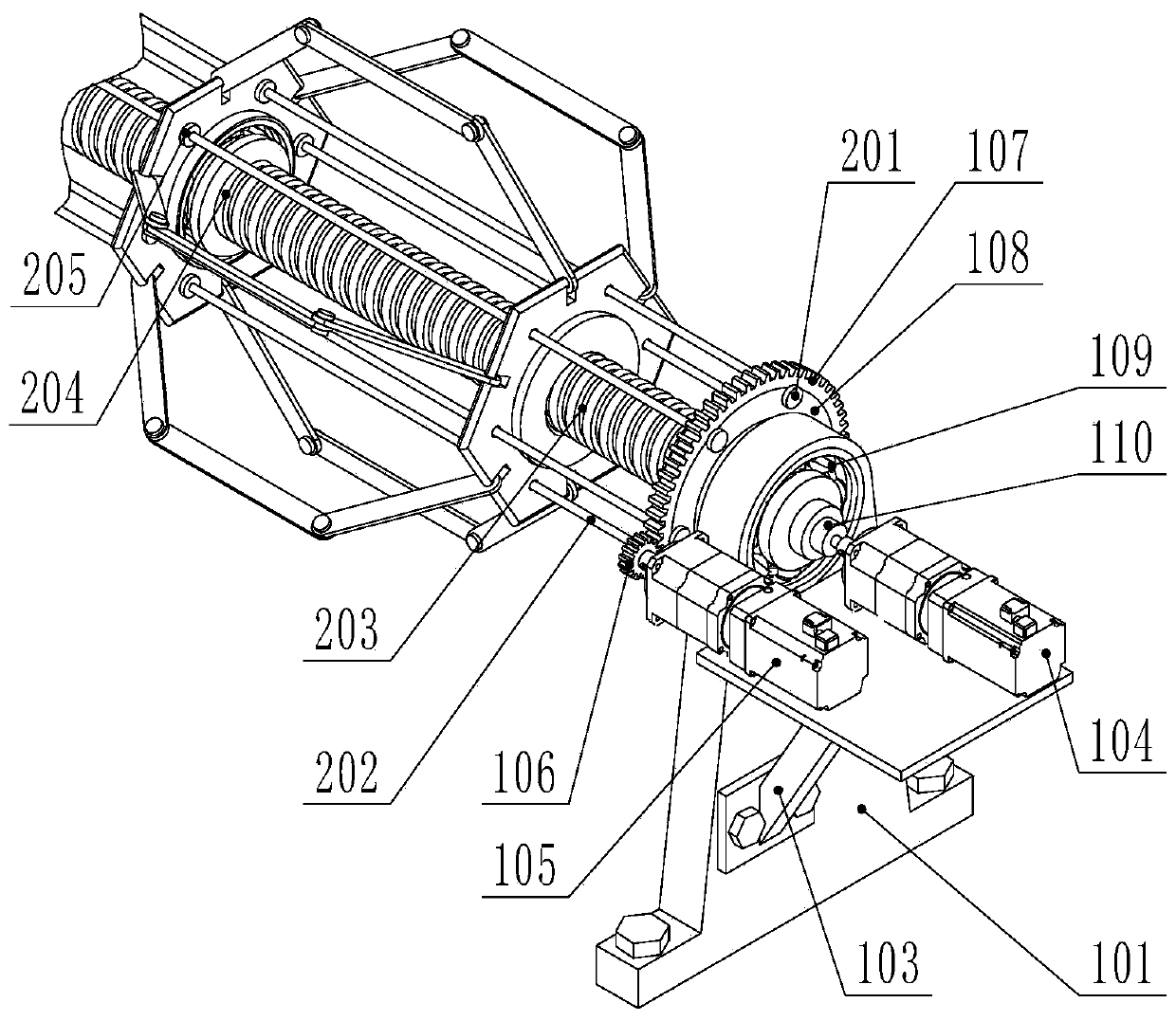 Lead screw clamping type metal hard tube rotary cutter