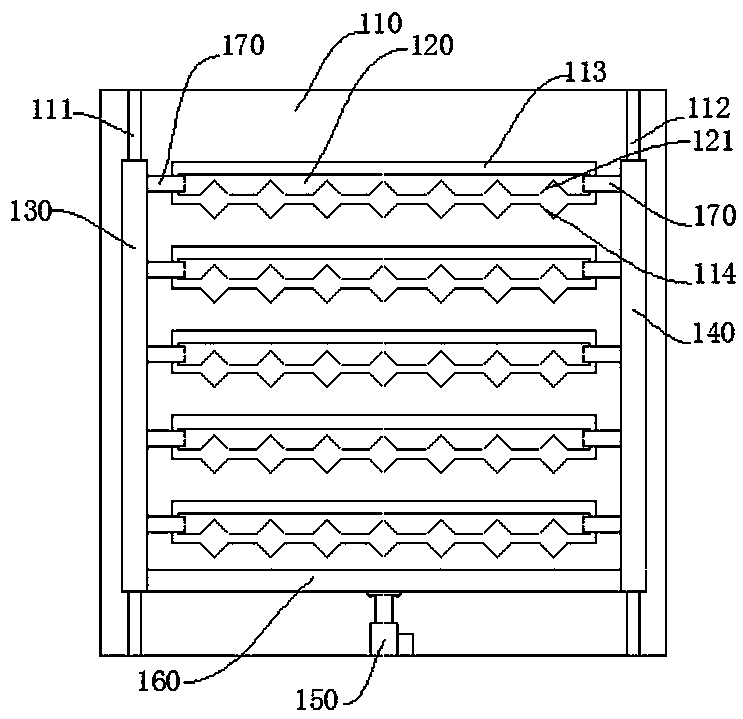 Test tube cleaning, drying and storing machine