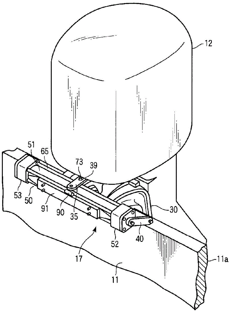 Steering gear for outboard motors