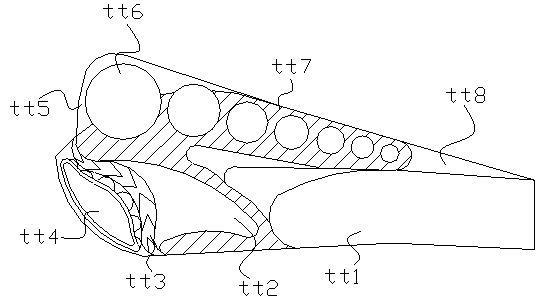 Movable cleaning device for gynecological nursing