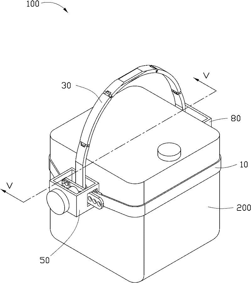 Adjustable auxiliary lifting handle