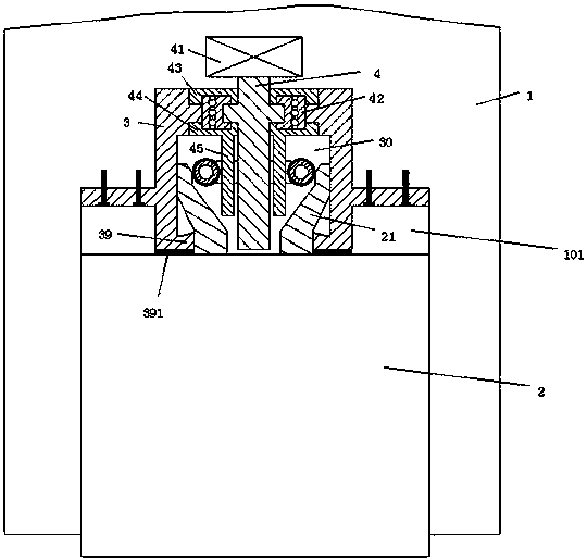 A new logistics container storage locking device