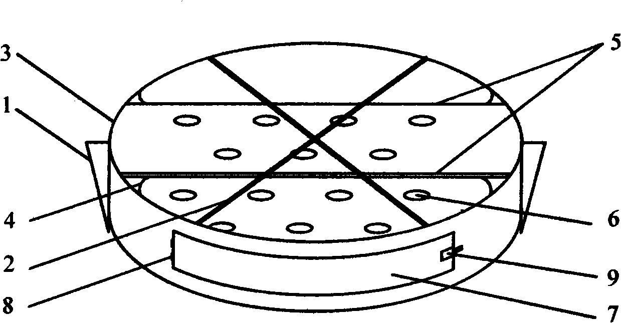 Field magnet frame for removing iron dust in plastic