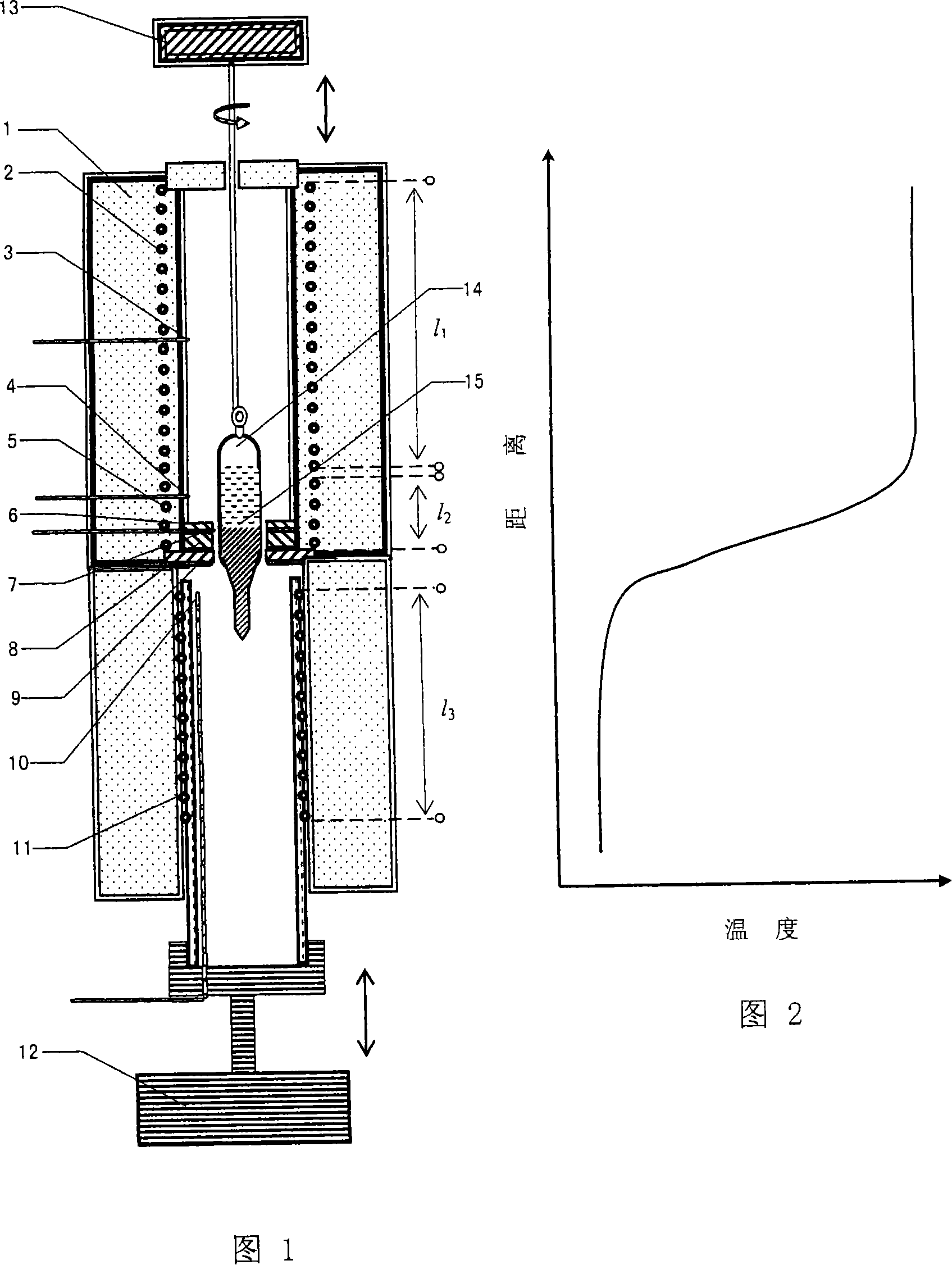 Preparation method for multi-element compounds semiconductor single-crystal and growth device thereof