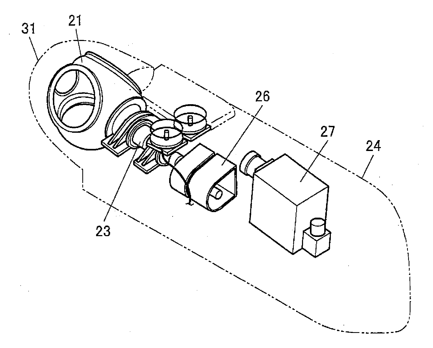 Hub for a horizontal axis wind turbine