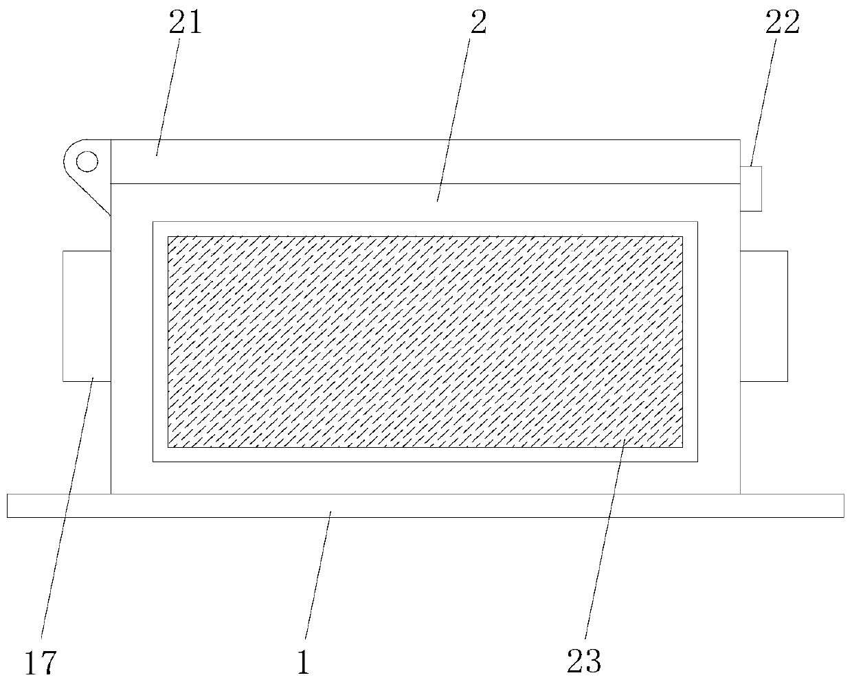 Discharging device for new energy automobile