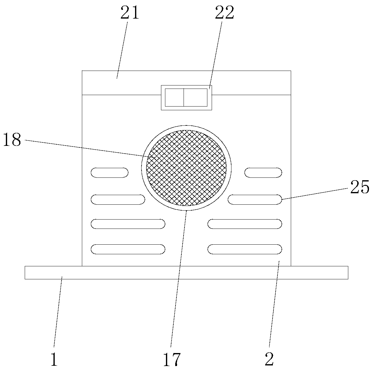 Discharging device for new energy automobile