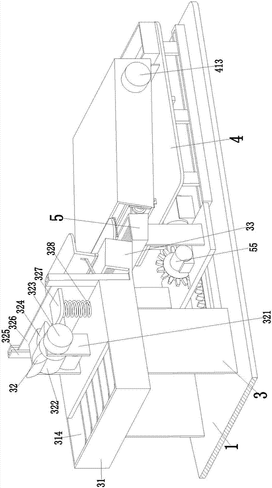 Automatic processing robot special for traditional Chinese medicine of achyranthes aspera