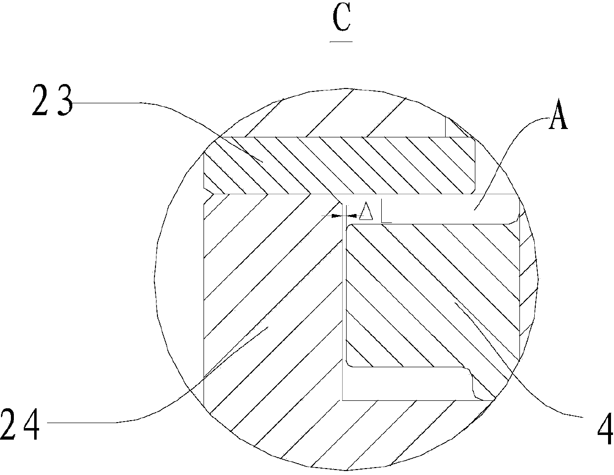 Rotary compressor and refrigeration circulating device provided with rotary compressor