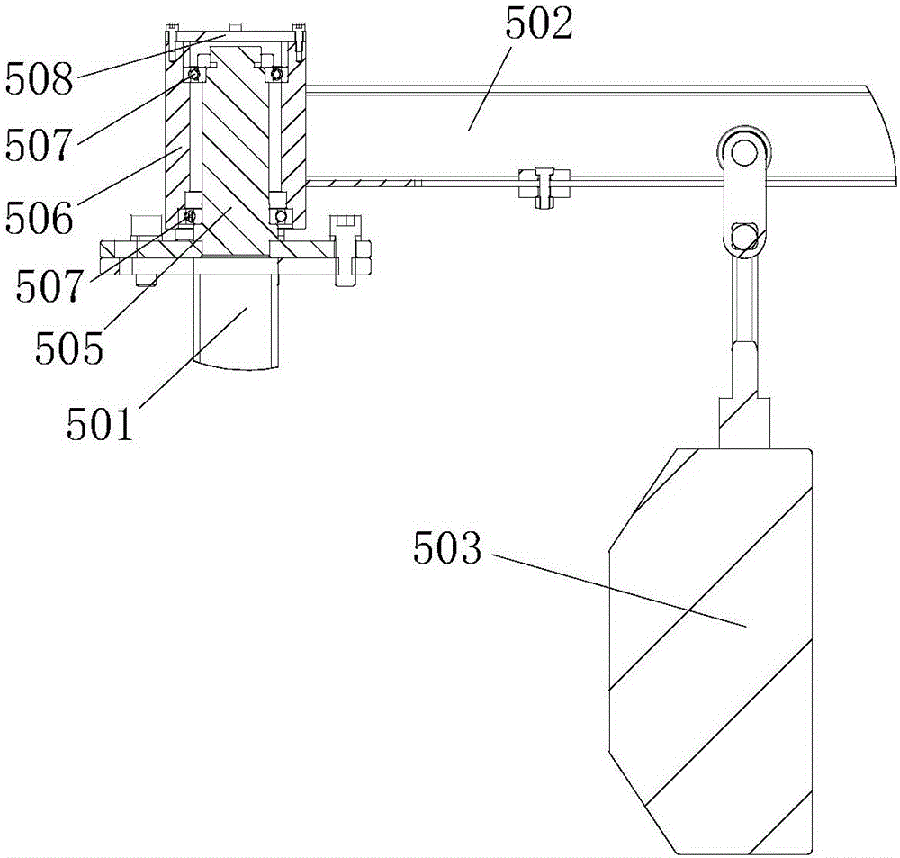 Robot welding working device