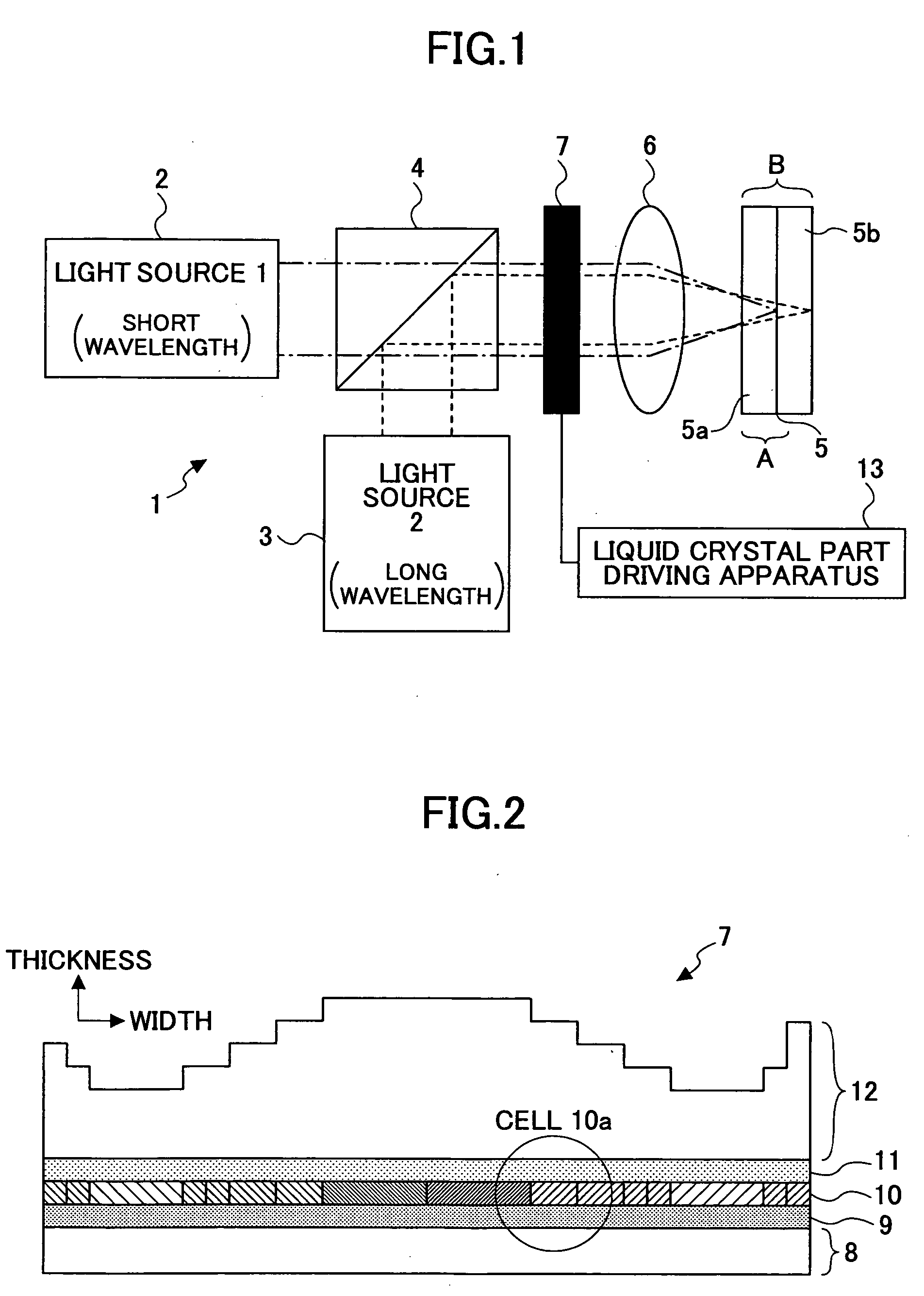 Wavefront aberration compensation element, optical pickup, and optical disk apparatus