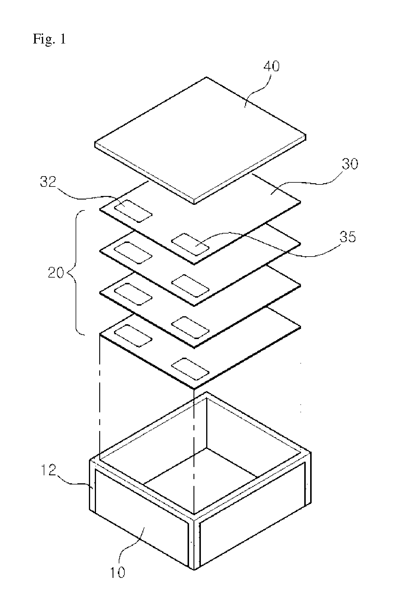 Thin film battery package