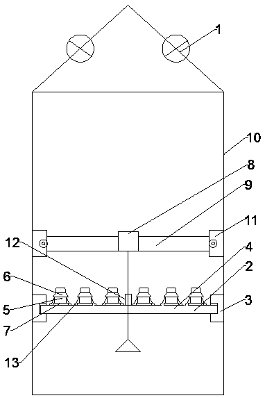 Novel large workshop dust-removing system and dust-removing method thereof