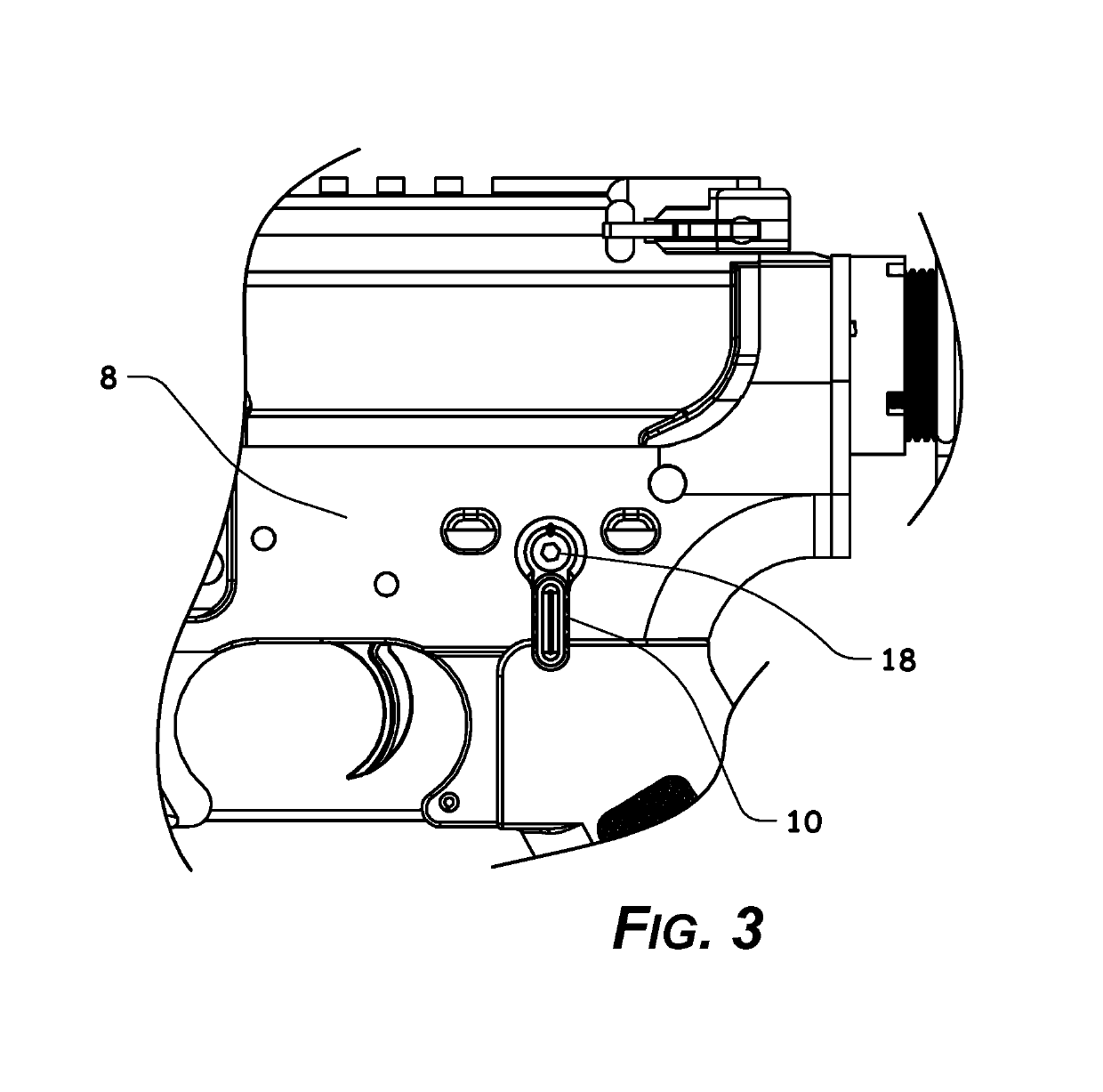 Interchangeable firearm safety selector