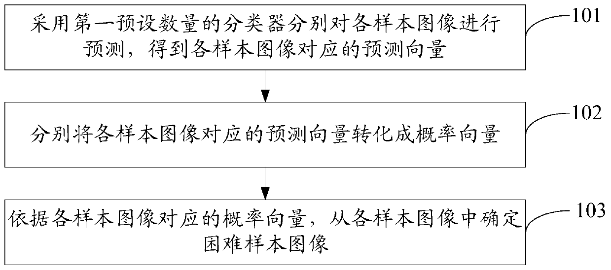 Sample image determination method and device, electronic equipment and storage medium