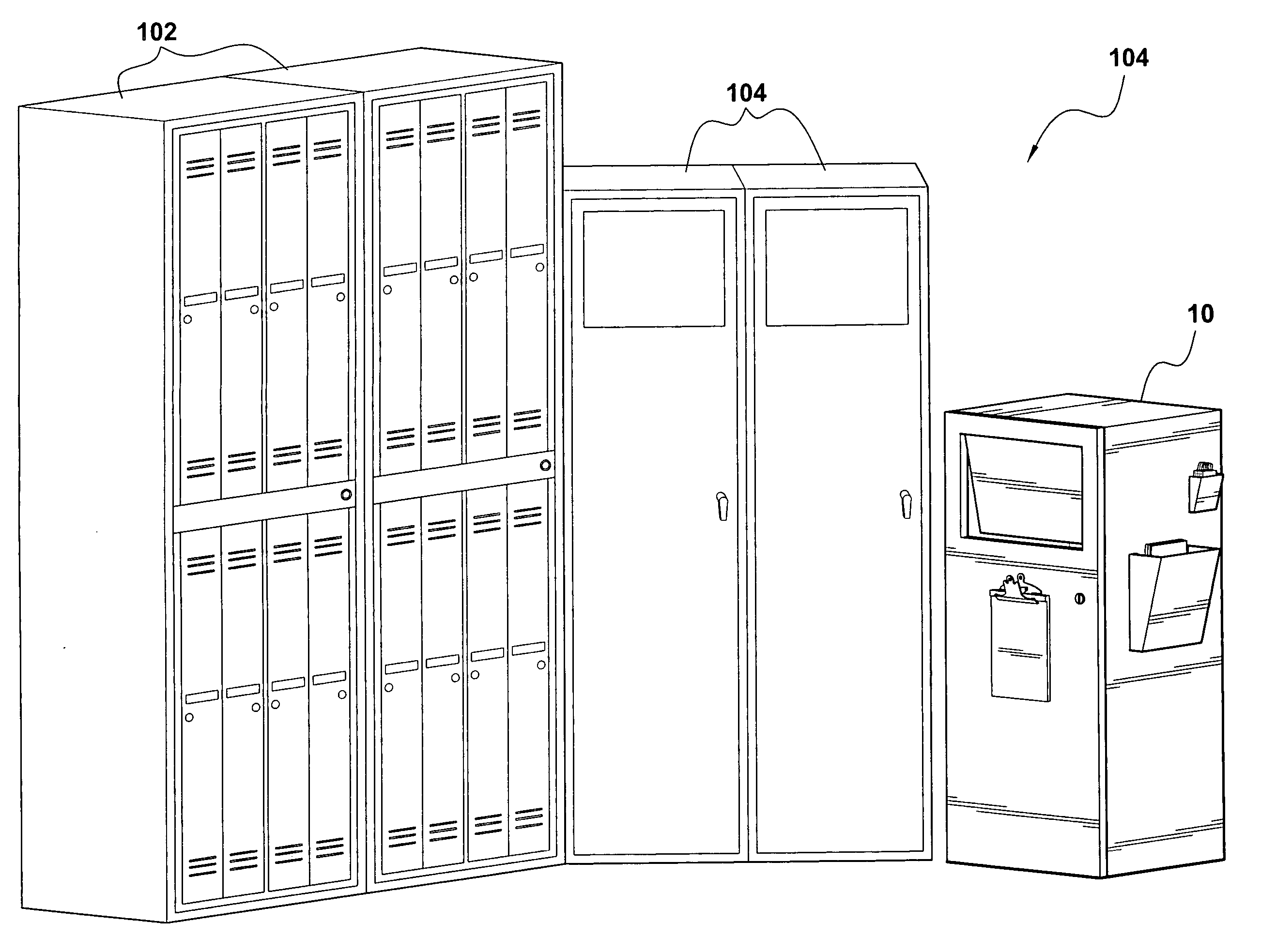 Locker and method for uniform repair and replacement