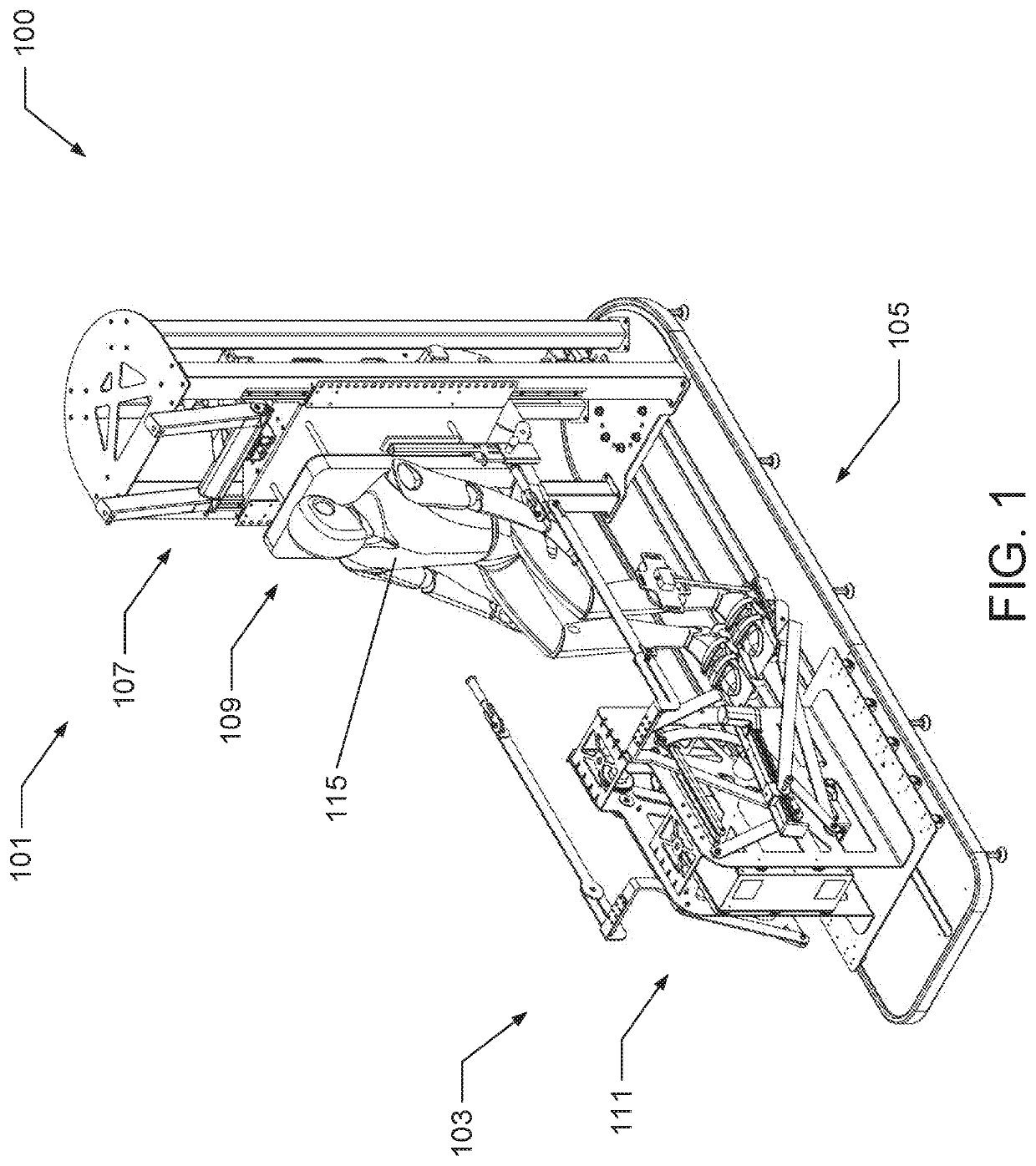 Rehabilitation device providing locomotion training and method of use