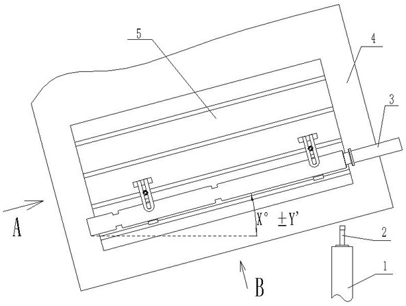 Method for machining multiple rows of inclined grooves in shaft parts