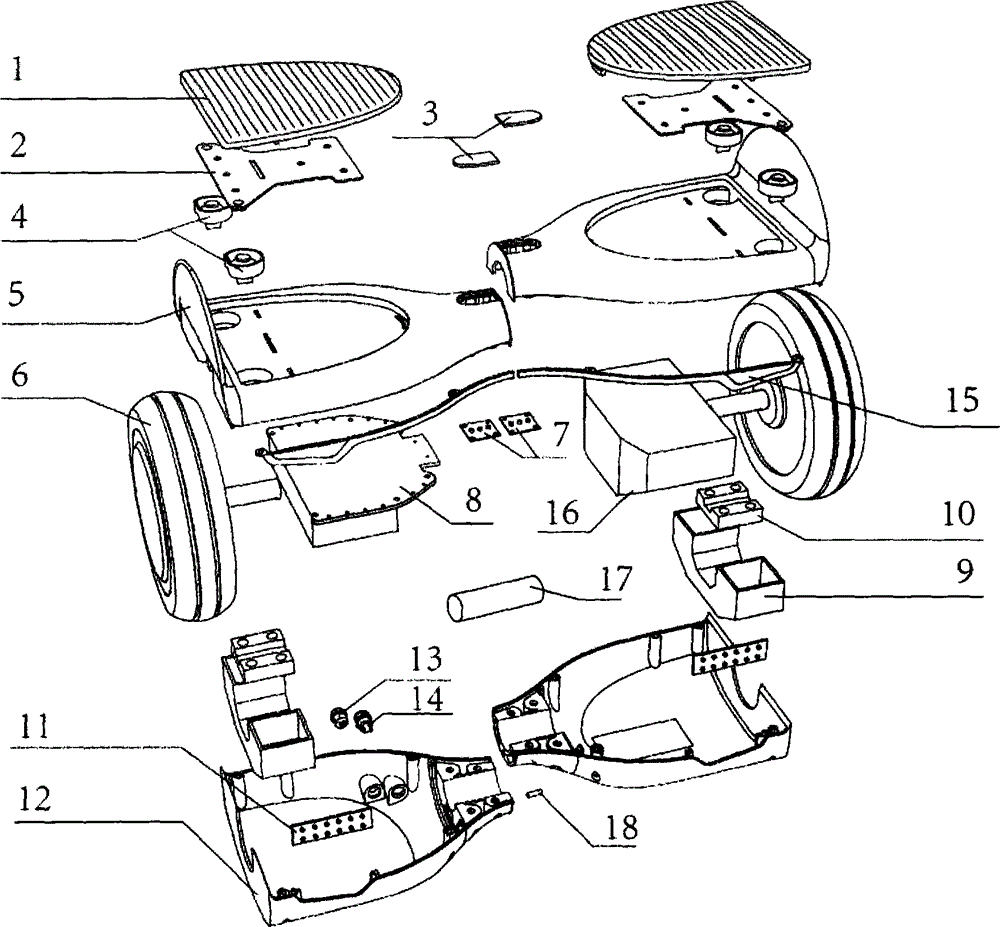 Self-balancing scooter