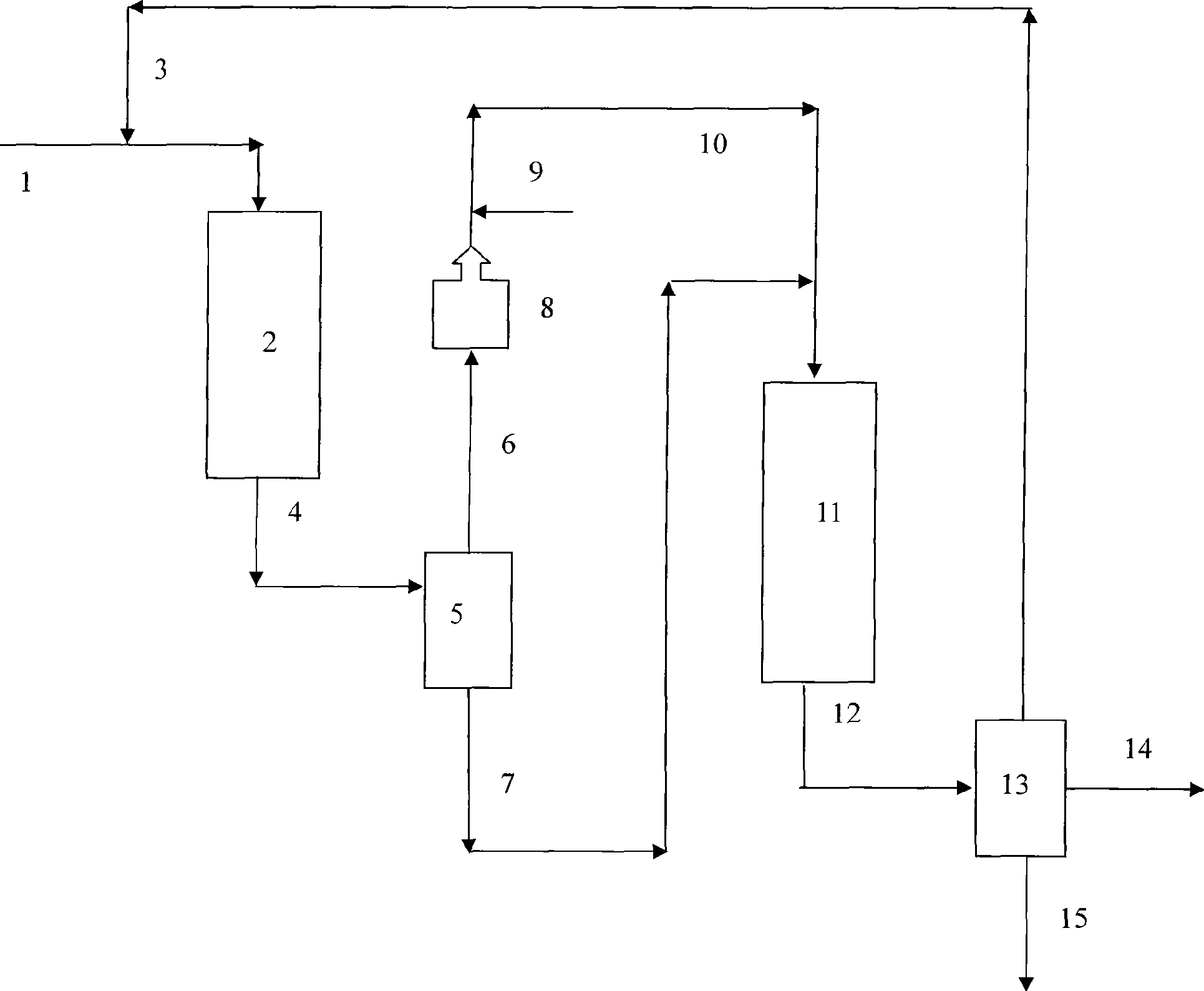 Heavy fraction oil hydrotreating method