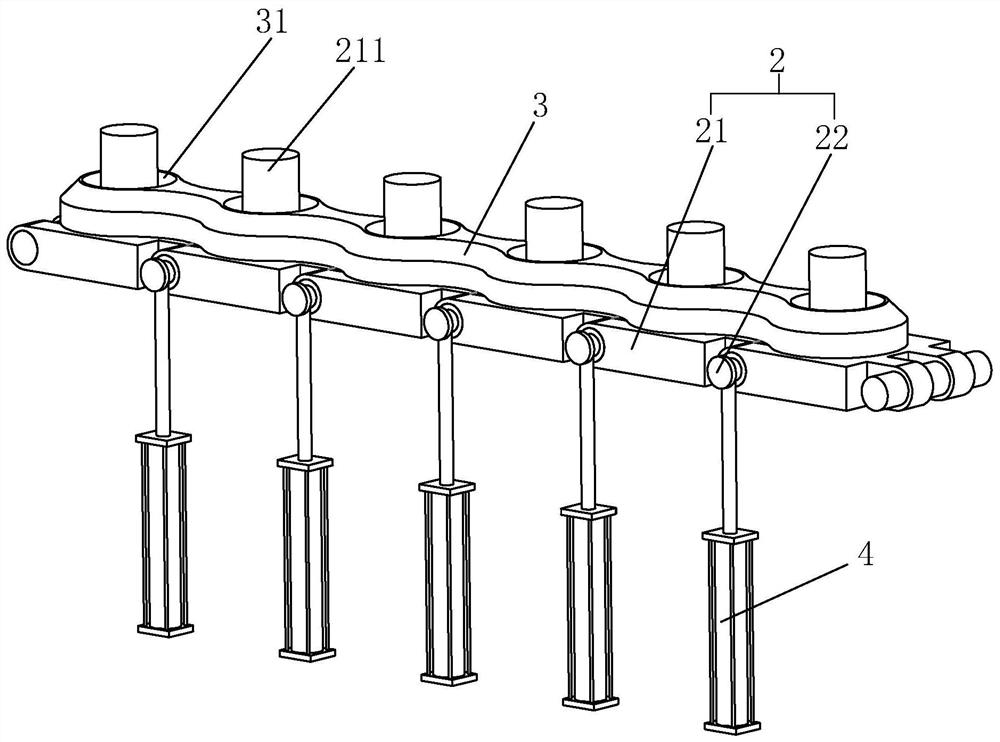 Absorbable bone plate profiling shaping structure and method thereof