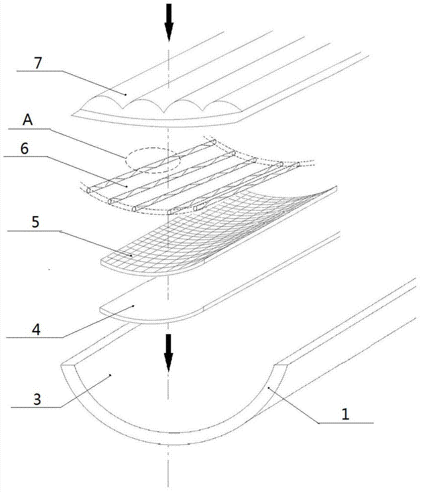 Manufacturing method of glass fiber-reinforced plastic integrated septic tank storage pot