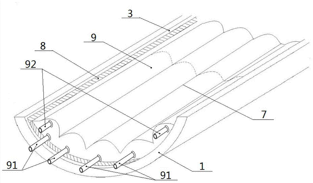 Manufacturing method of glass fiber-reinforced plastic integrated septic tank storage pot