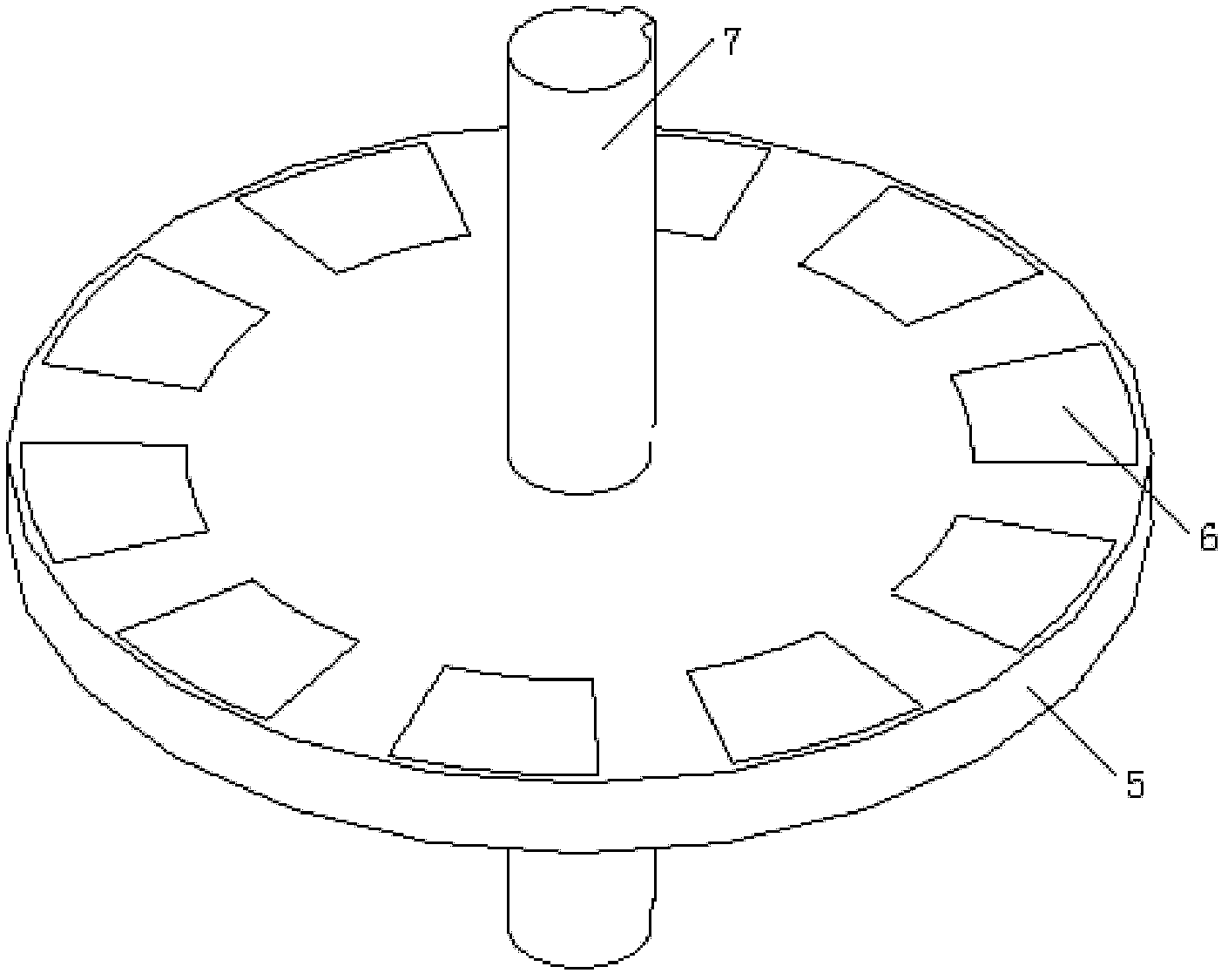 Permanent-magnet axial-magnetic-field brushless motor and assembling method thereof