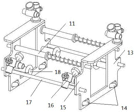 Steel beam machining device