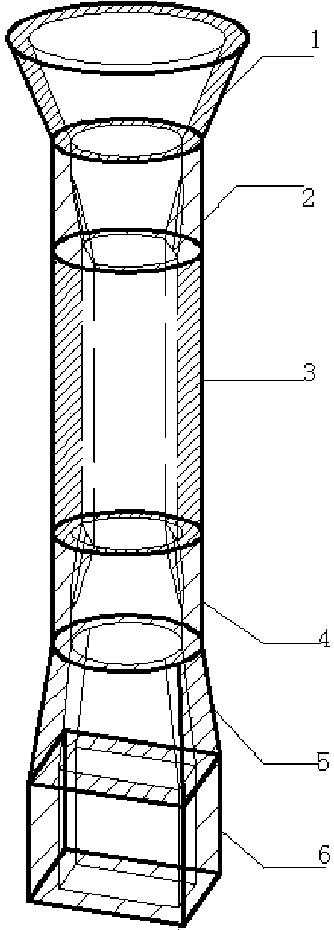 Waveguide-type W wave band circularly polarized horn antenna