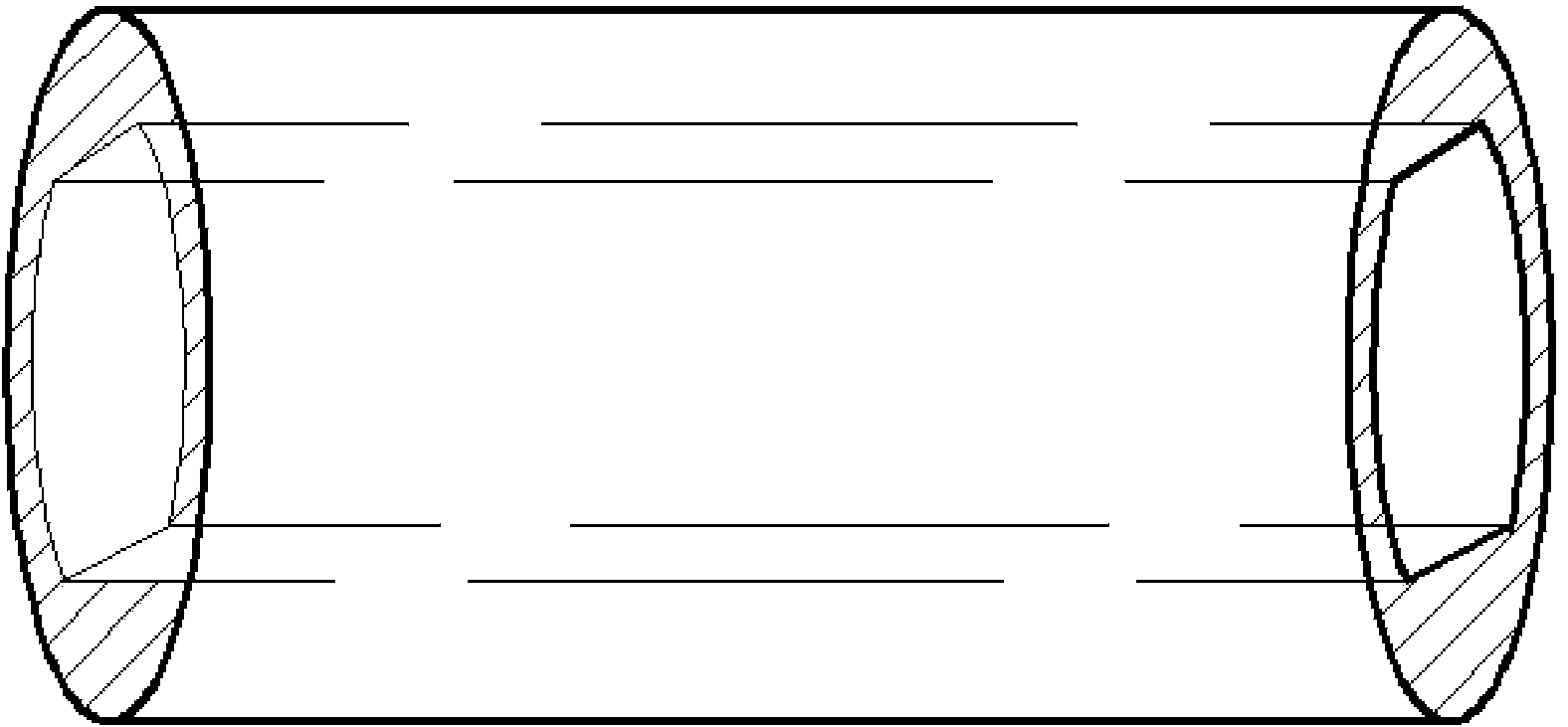 Waveguide-type W wave band circularly polarized horn antenna