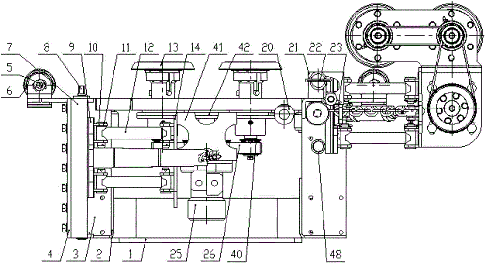 Grinding working device used for kerb cleaner