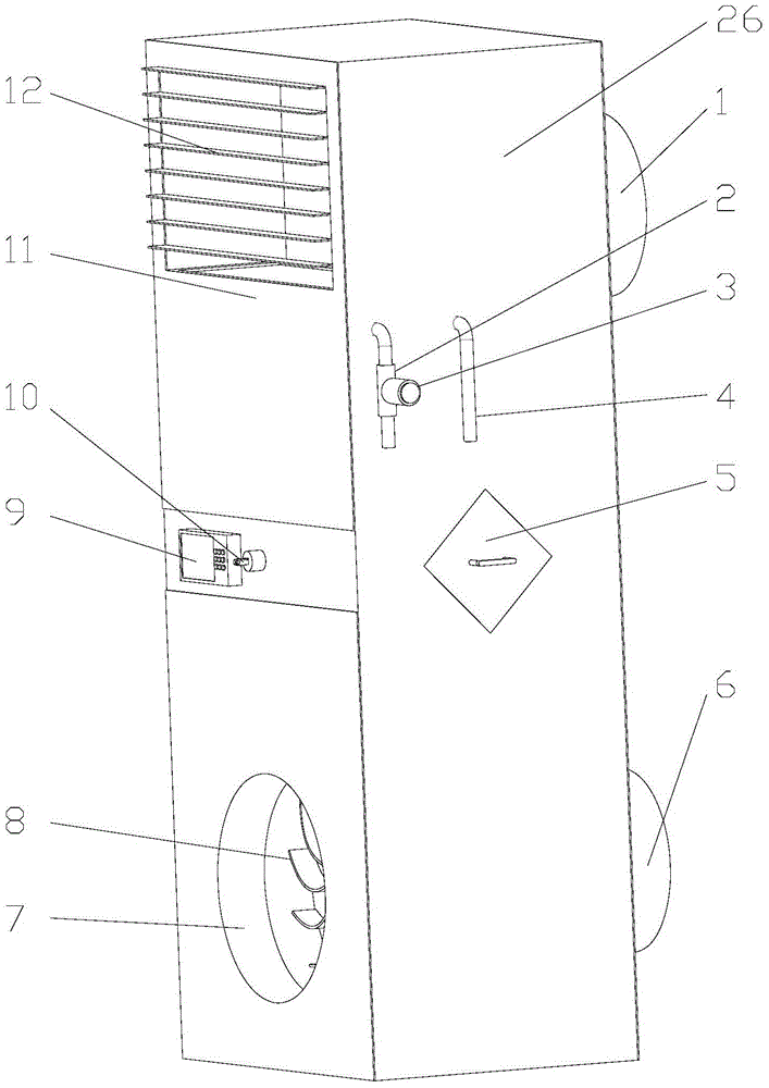 Seedling greenhouse insulation dehumidifier