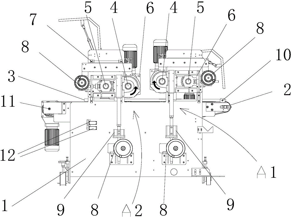 Roller coating machine