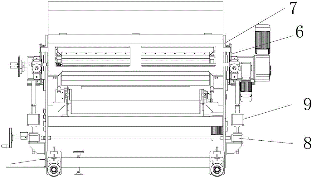 Roller coating machine