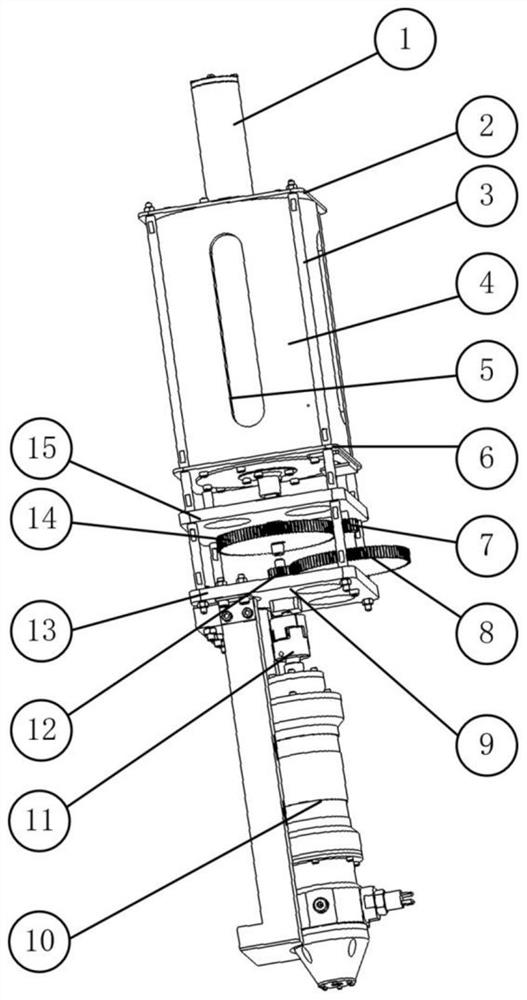 Seabed low-pollution type microorganism multi-membrane sampling device