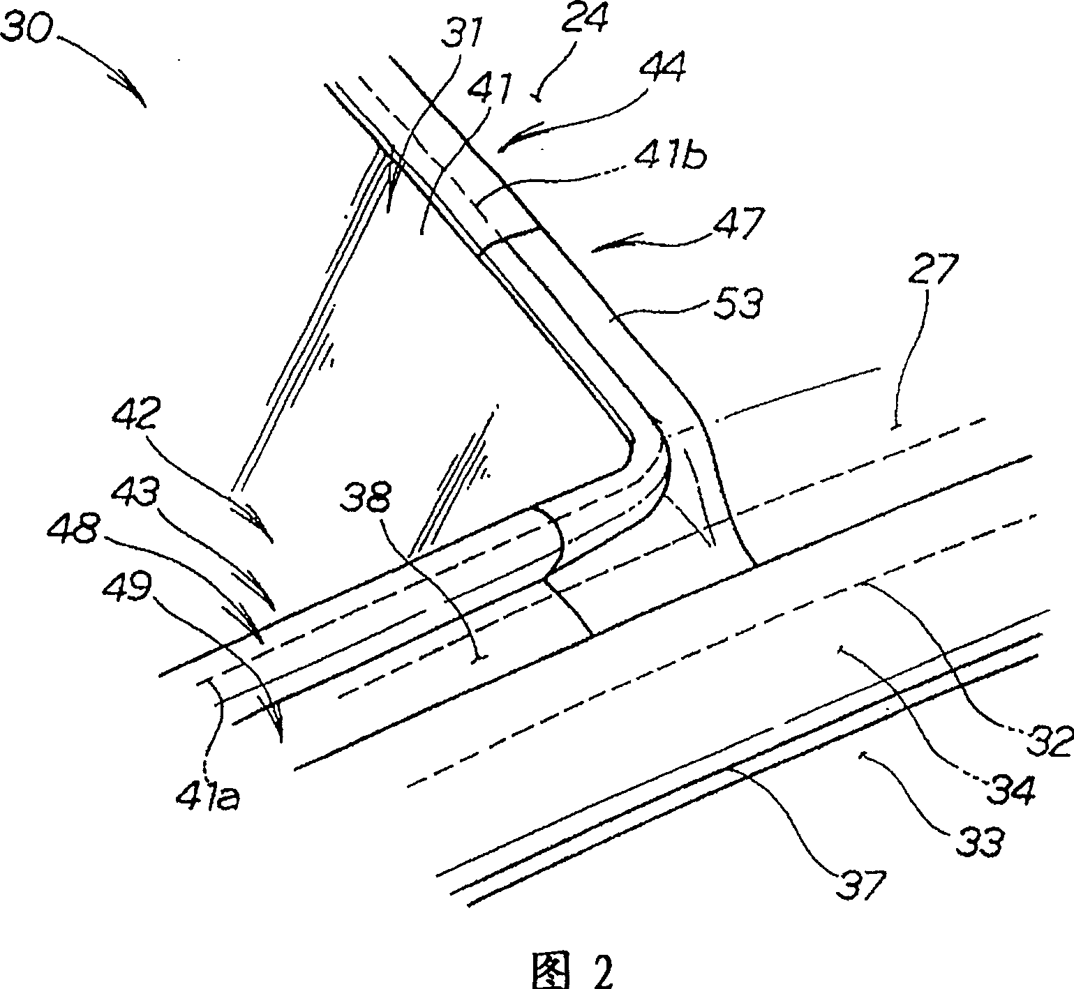 Roof structure for vehicle