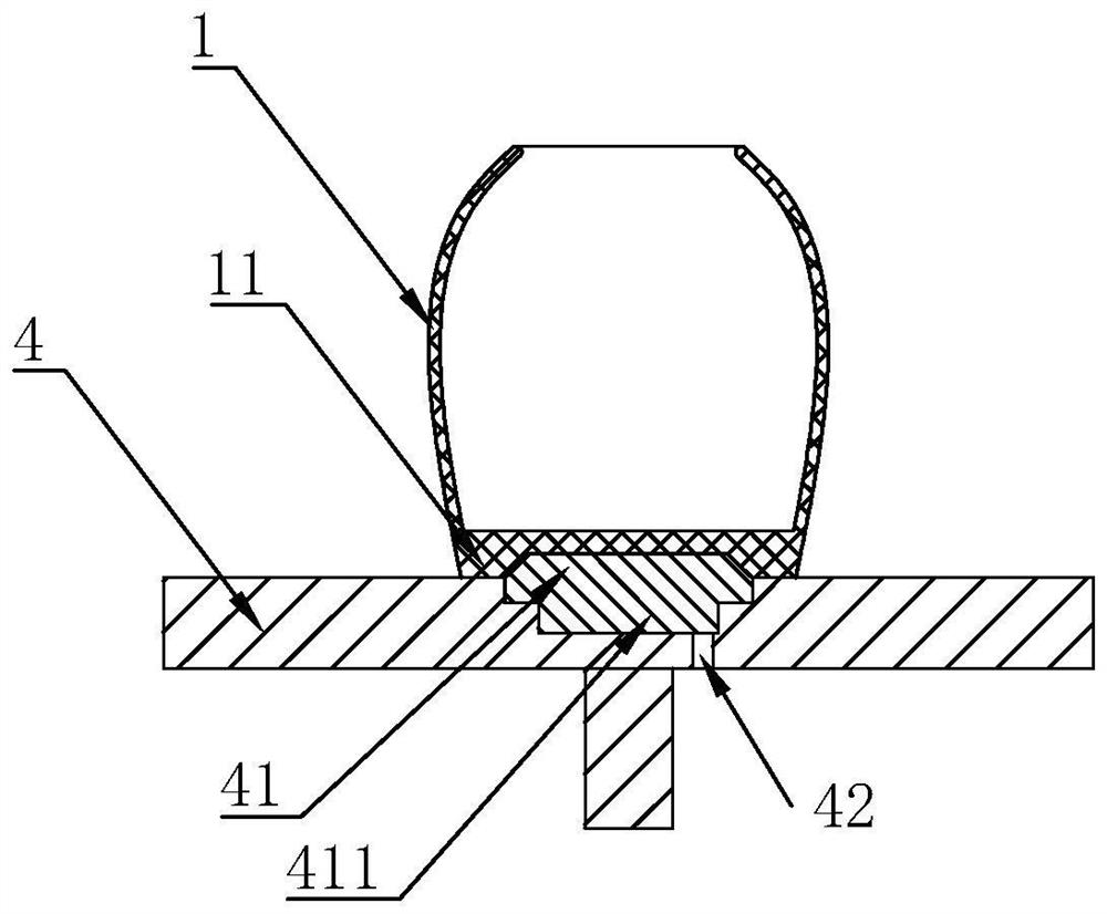 Integrated ring foot fine blank cup preparation process