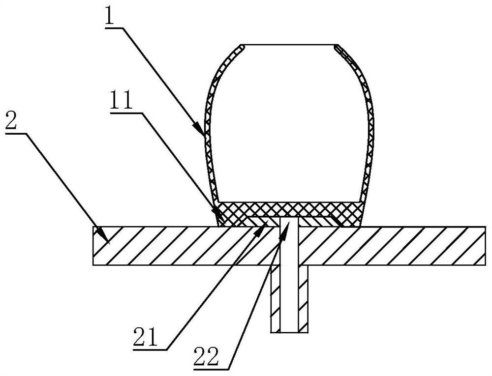 Integrated ring foot fine blank cup preparation process